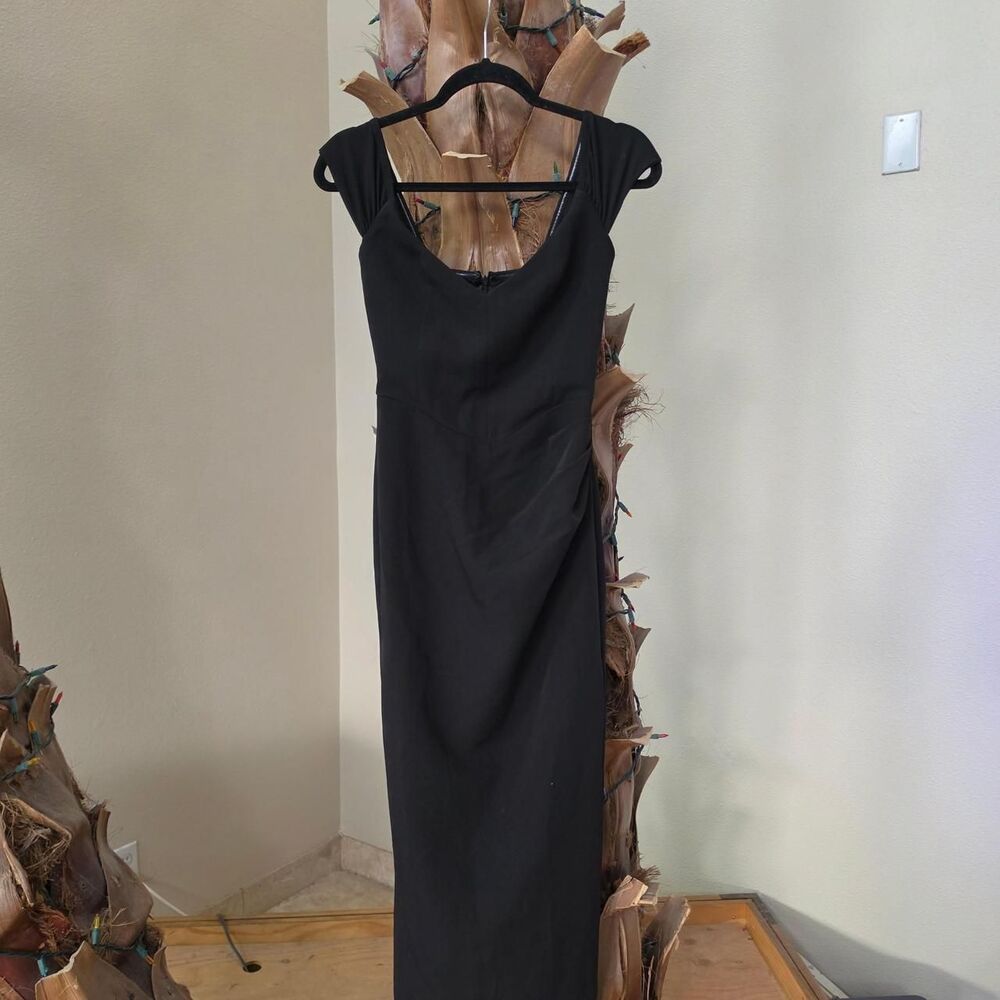 Showpo Black Maxi Dress With Slit